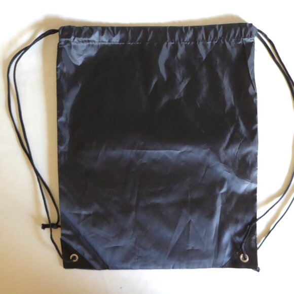 NEW LIGHTWEIGHT BLACK DRAWSTRING BACKPACK GIVEAWAY GIFT BAG LOT OF 14 main image 9